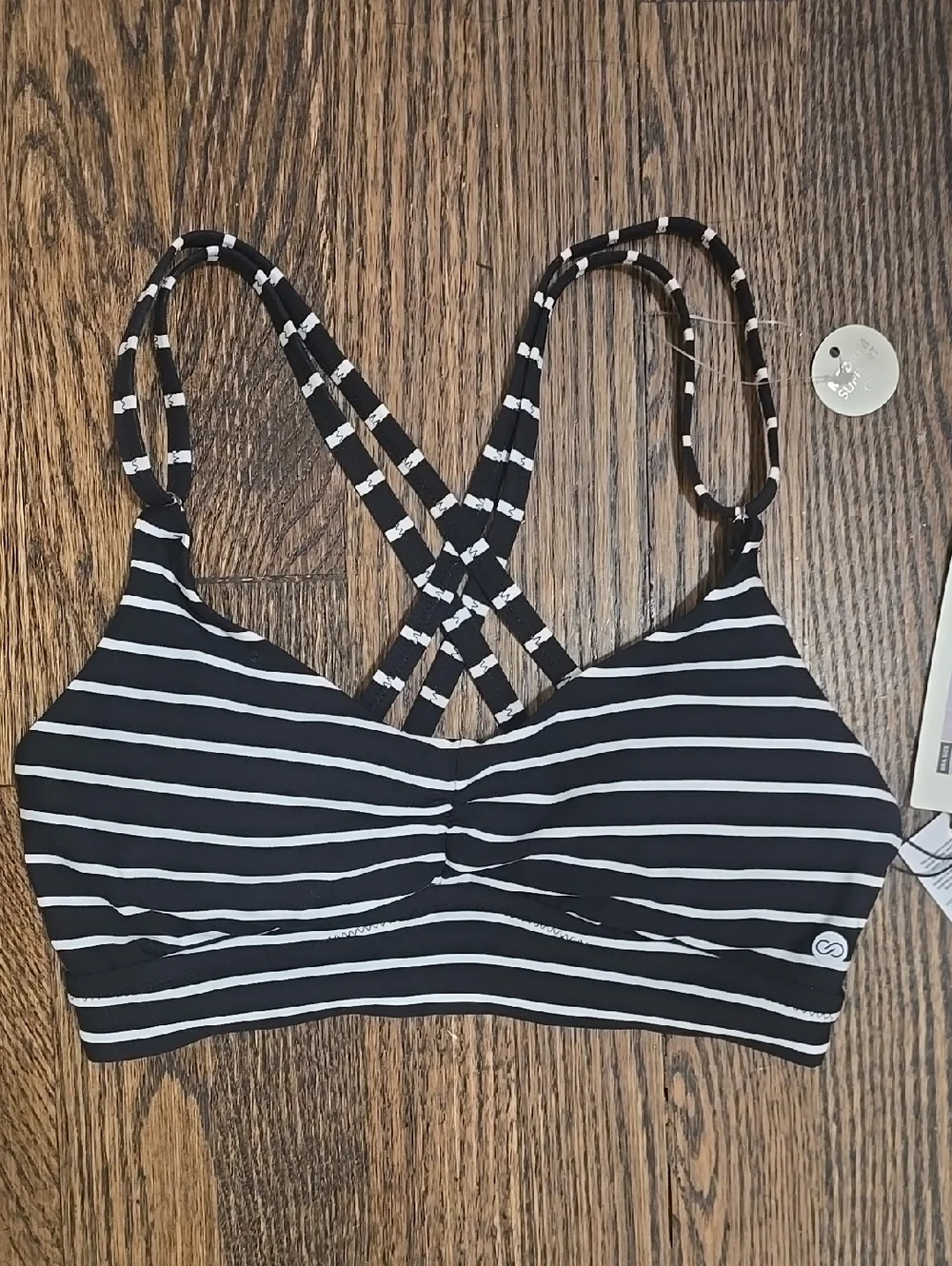 NWT CALIA Swim Collection Strappy Medium Support Padded Top - Picture 3 of 5